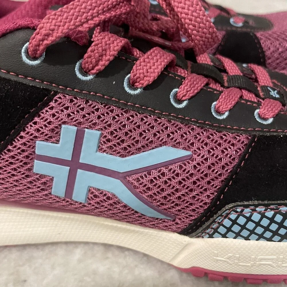 Kuru Shoes Womens‎ Size 12 Pink Black Mesh Athletic Walking Sneakers 201324